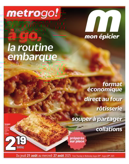 Circulaire Metro Go! - Page 1