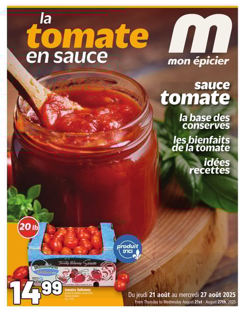 Circulaire Metro - Magazine Metro mon Épicier - Page 1