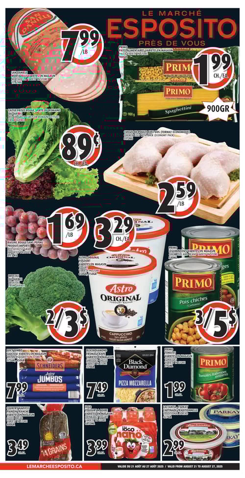 Circulaire Le Marché Esposito - Page 1