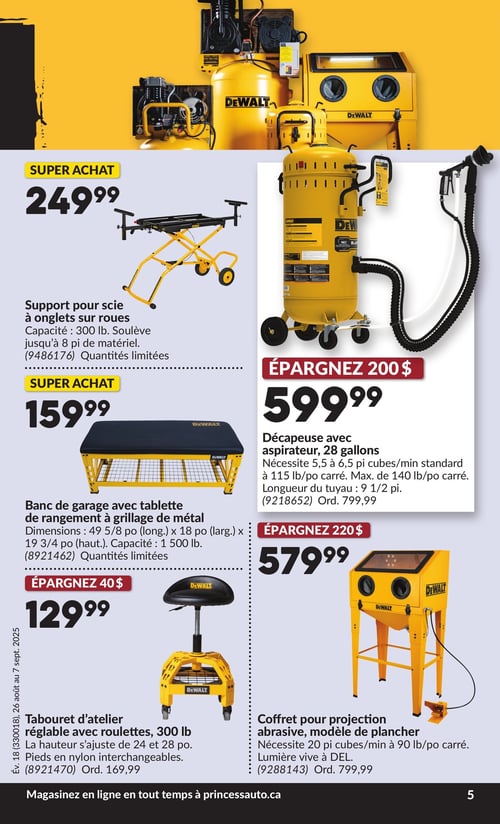 Circulaire Princess Auto - 2 Semaines de Soldes - Page 15