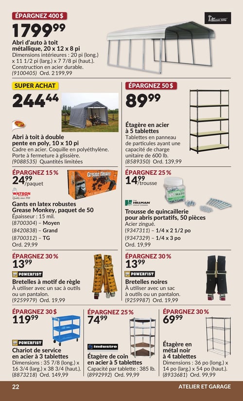 Circulaire Princess Auto - 2 Semaines de Soldes - Page 32