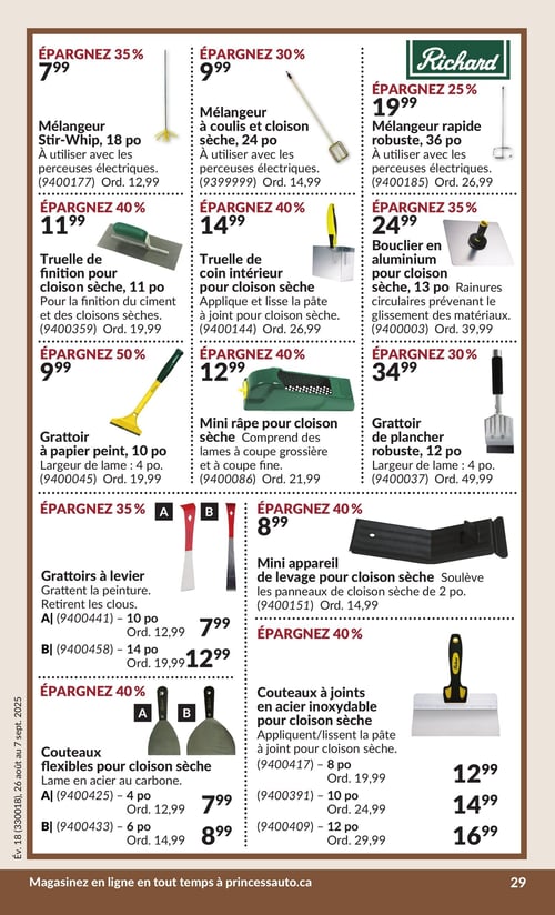 Circulaire Princess Auto - 2 Semaines de Soldes - Page 39