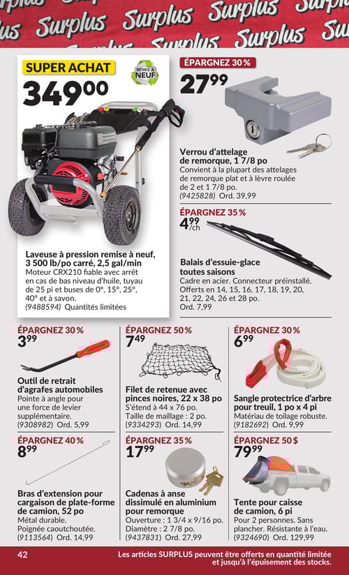 Circulaire Princess Auto - 2 Semaines de Soldes - Page 52