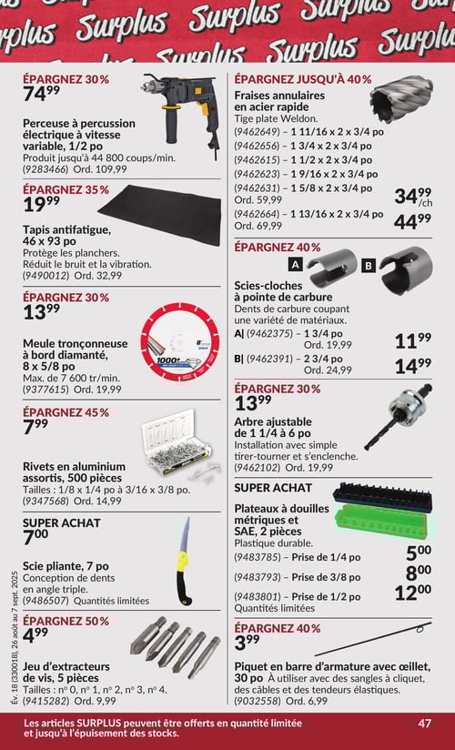 Circulaire Princess Auto - 2 Semaines de Soldes - Page 57
