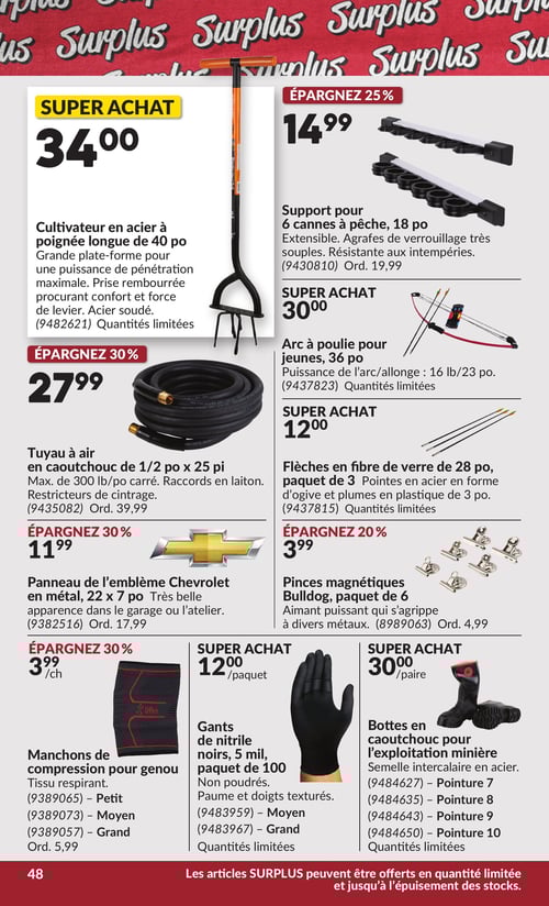 Circulaire Princess Auto - 2 Semaines de Soldes - Page 58