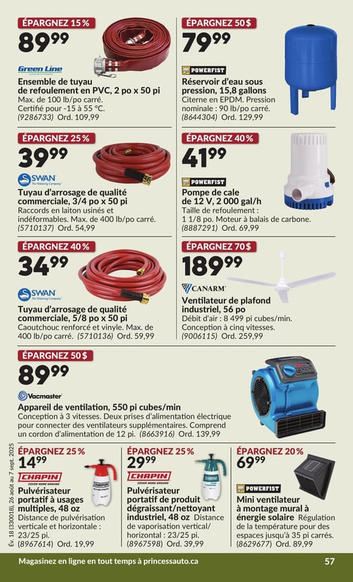 Circulaire Princess Auto - 2 Semaines de Soldes - Page 67