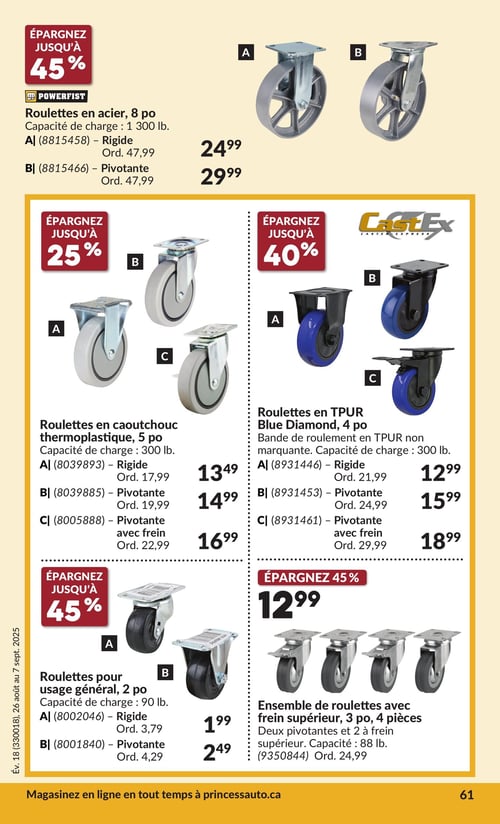 Circulaire Princess Auto - 2 Semaines de Soldes - Page 71