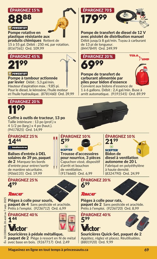 Circulaire Princess Auto - 2 Semaines de Soldes - Page 79