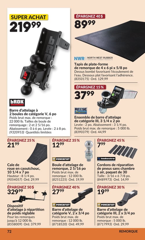 Circulaire Princess Auto - 2 Semaines de Soldes - Page 82