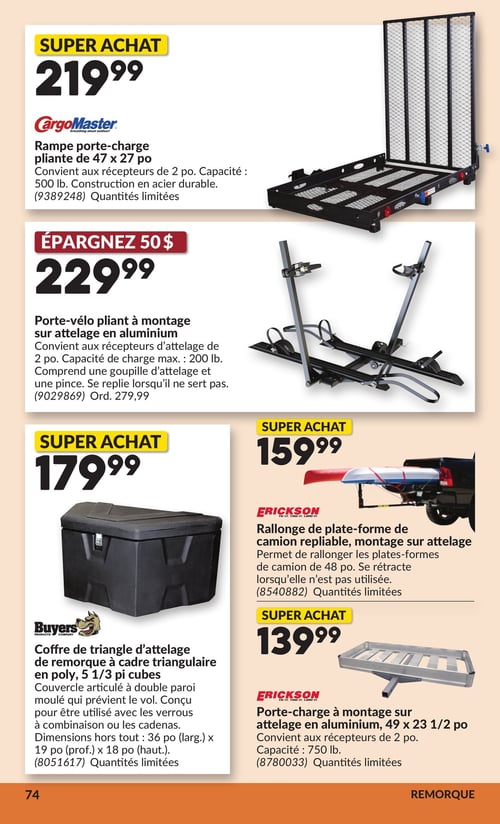 Circulaire Princess Auto - 2 Semaines de Soldes - Page 84