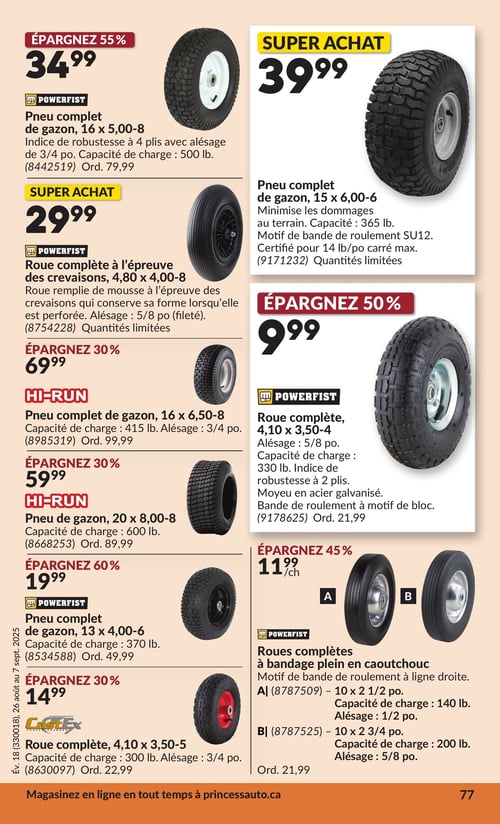 Circulaire Princess Auto - 2 Semaines de Soldes - Page 87