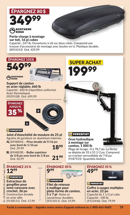Circulaire Princess Auto - 2 Semaines de Soldes - Page 89