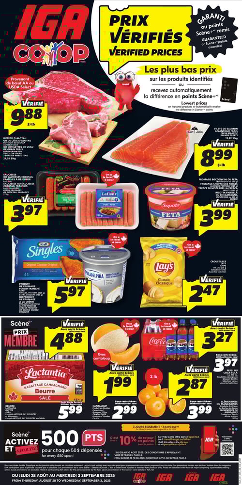 Circulaire IGA Coop Nouveau-Brunswick - Page 1