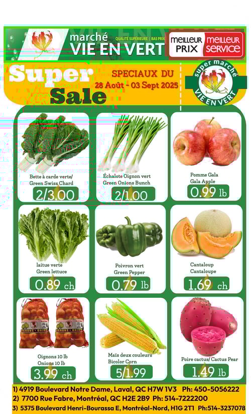 Circulaire Marché Vie en Vert - Page 1