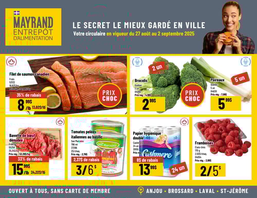Circulaire Mayrand Entrepôt D'alimentation - Page 1
