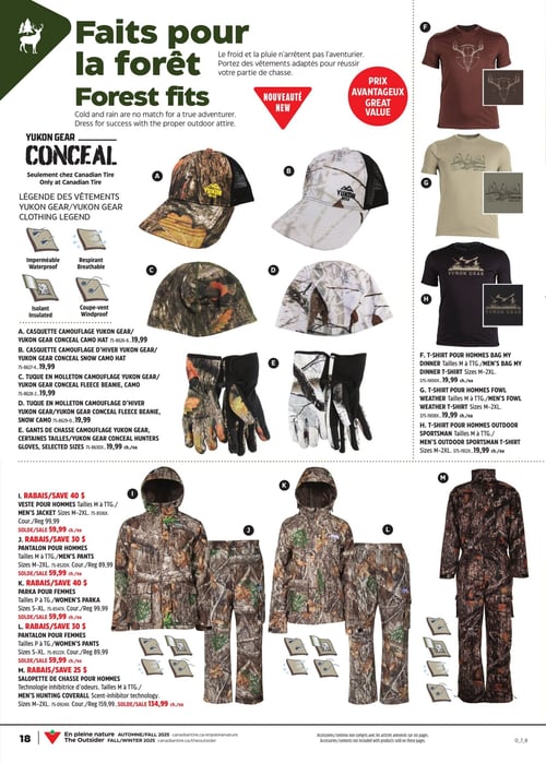Circulaire Canadian Tire - En Pleine NATURE - Page 22