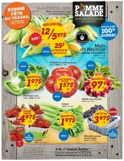 Circulaire Pomme Salade - Page 1
