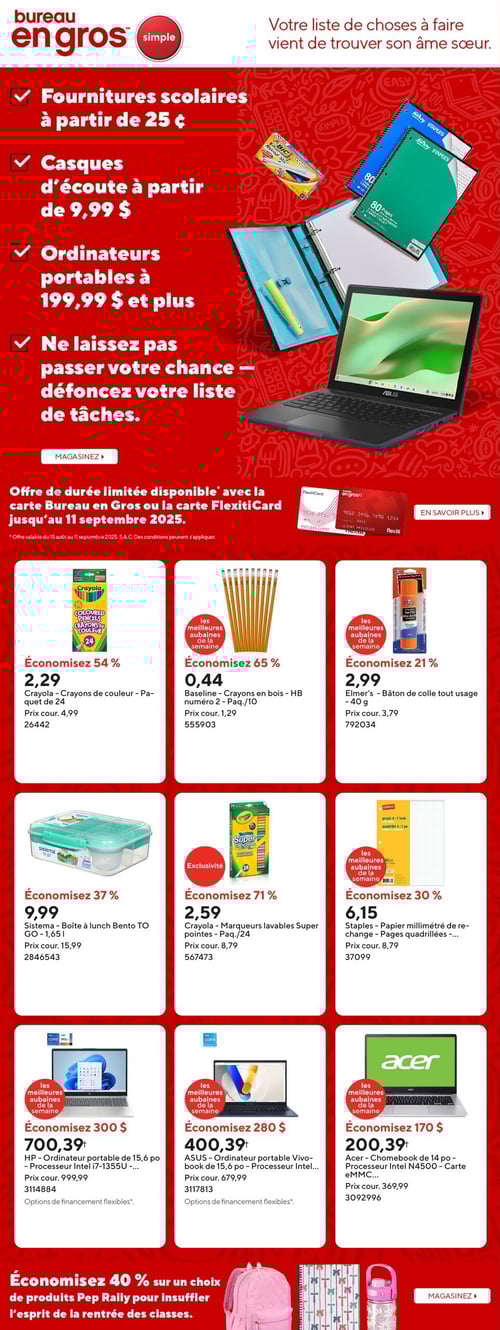 Circulaire Bureau en Gros - Page 1