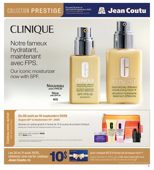 Circulaire Jean Coutu - Collection Prestige - Page 1