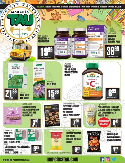 Circulaire TAU Marché d'alimentation Naturelle - Page 1