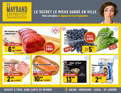 Circulaire Mayrand Entrepôt D'alimentation - Page 1