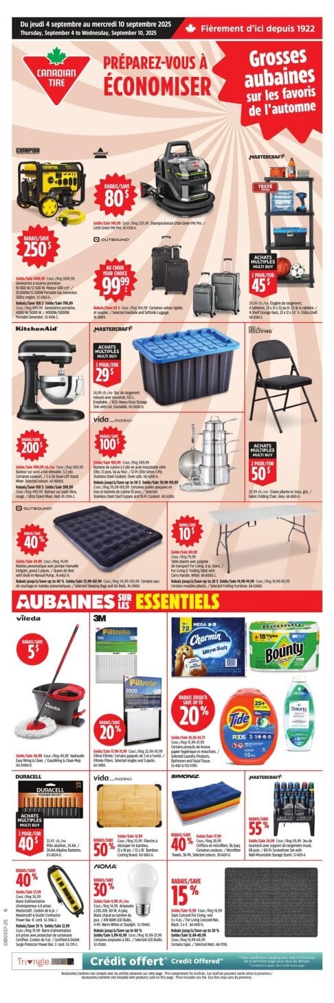 Circulaire Canadian Tire - Page 1