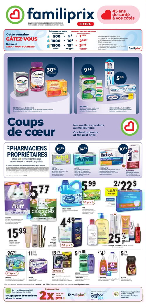 Circulaire Familiprix - Extra - Page 1
