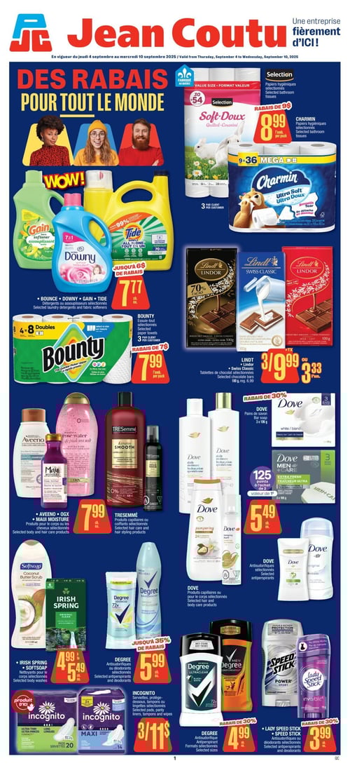 Circulaire Jean Coutu - Page 1