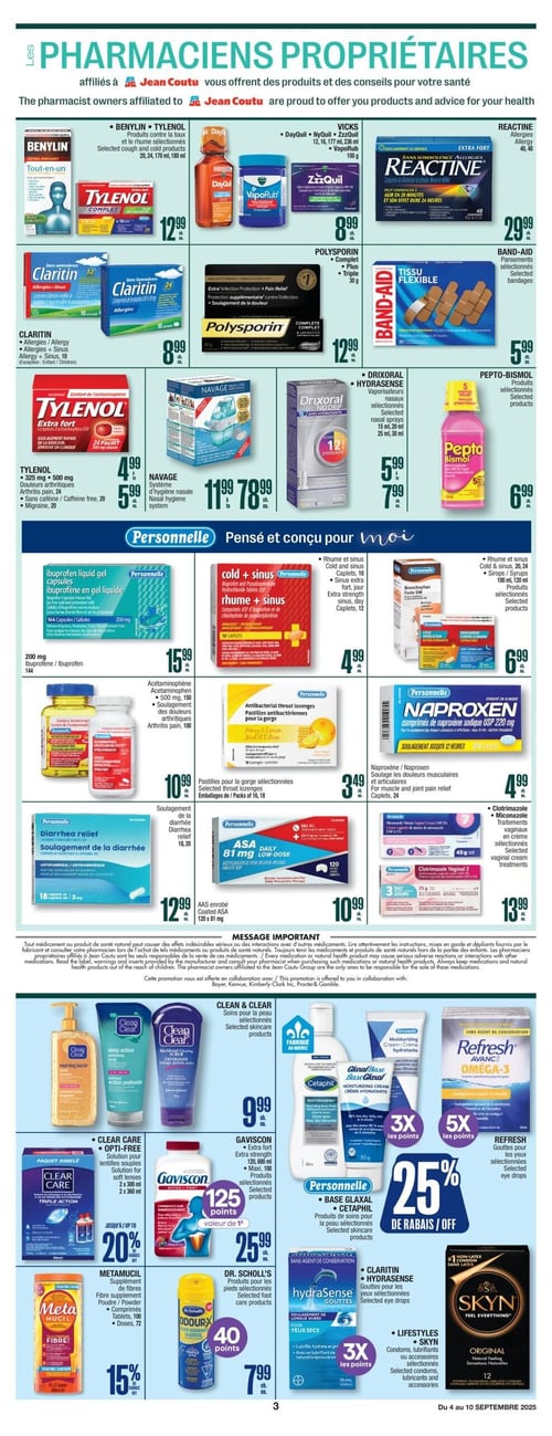 Circulaire Jean Coutu - Santé Beauté - Page 3