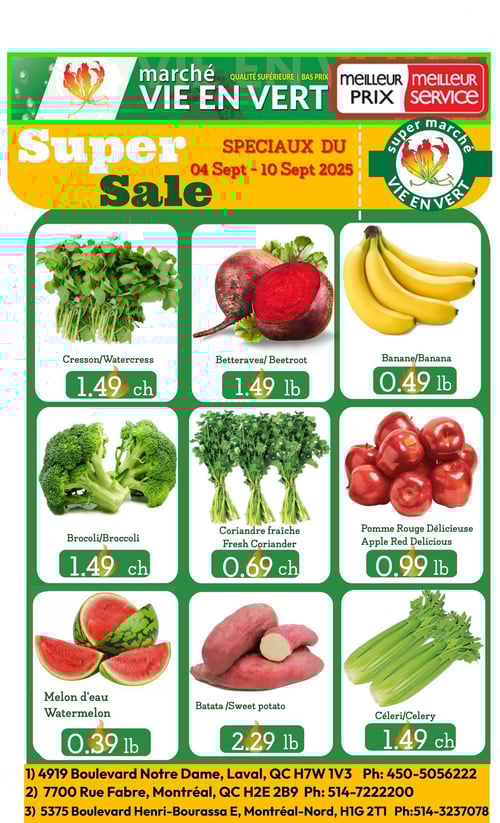 Circulaire Marché Vie en Vert - Page 1