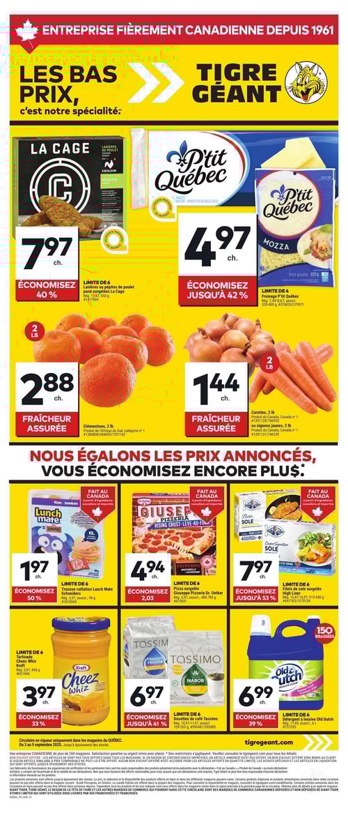 Circulaire Tigre Géant - Page 1