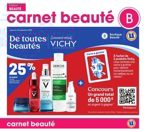 Circulaire Uniprix - Carnet Beauté - Page 1