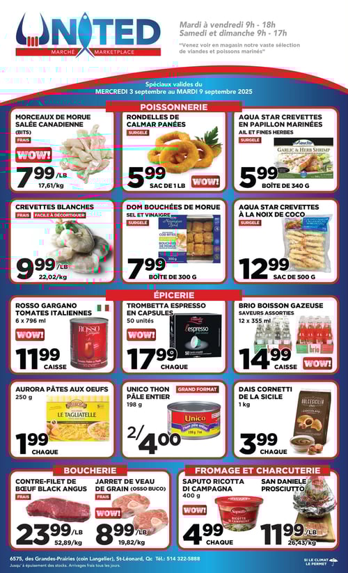 Circulaire United Supermarché - Page 1