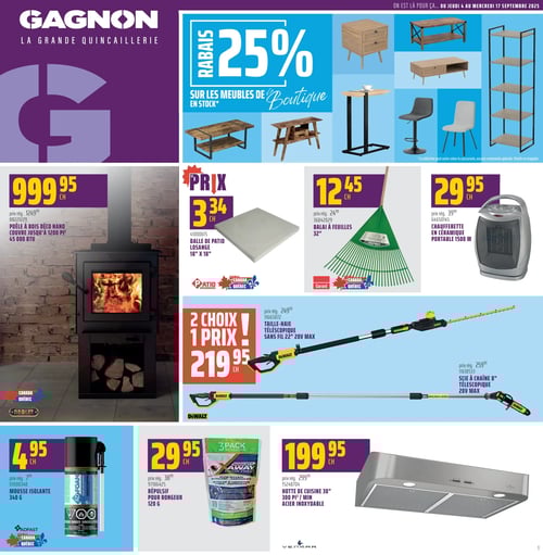 Circulaire GAGNON - La Grande Quincaillerie - Page 1