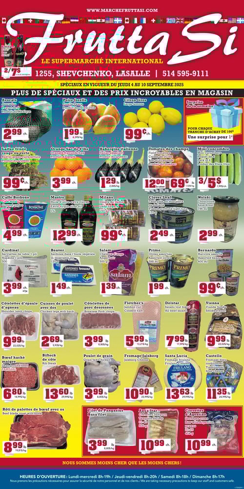 Circulaire Marché Frutta Si - Page 1
