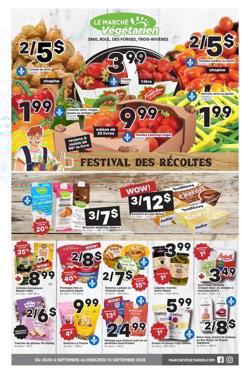 Circulaire Marché Végétarien - Page 1