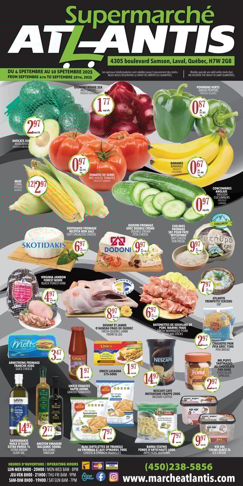 Circulaire Supermarché Atlantis - Page 1