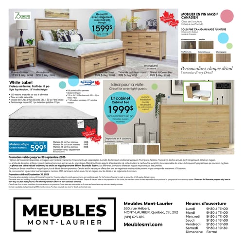Circulaire Meubles Mont-Laurier - Page 4