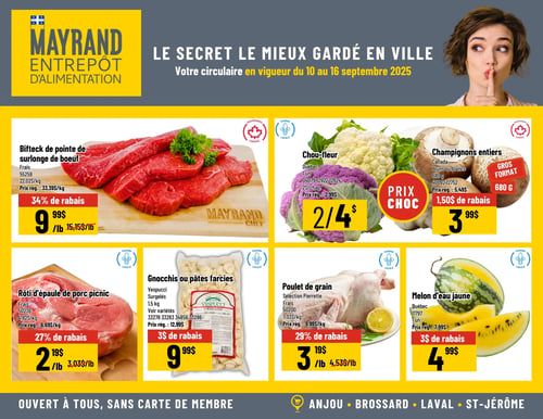 Circulaire Mayrand Entrepôt D'alimentation - Page 1