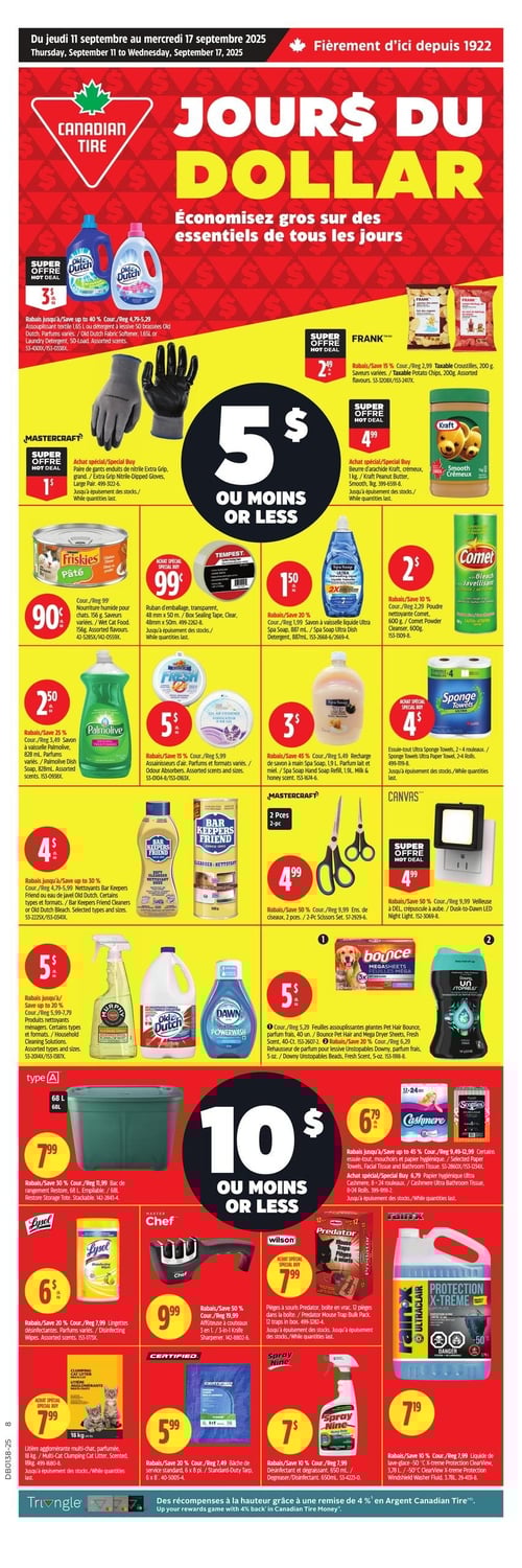 Circulaire Canadian Tire - Page 1