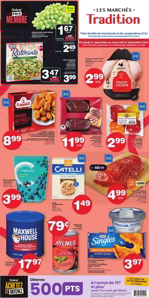 Circulaire Les Marchés Tradition - Page 1