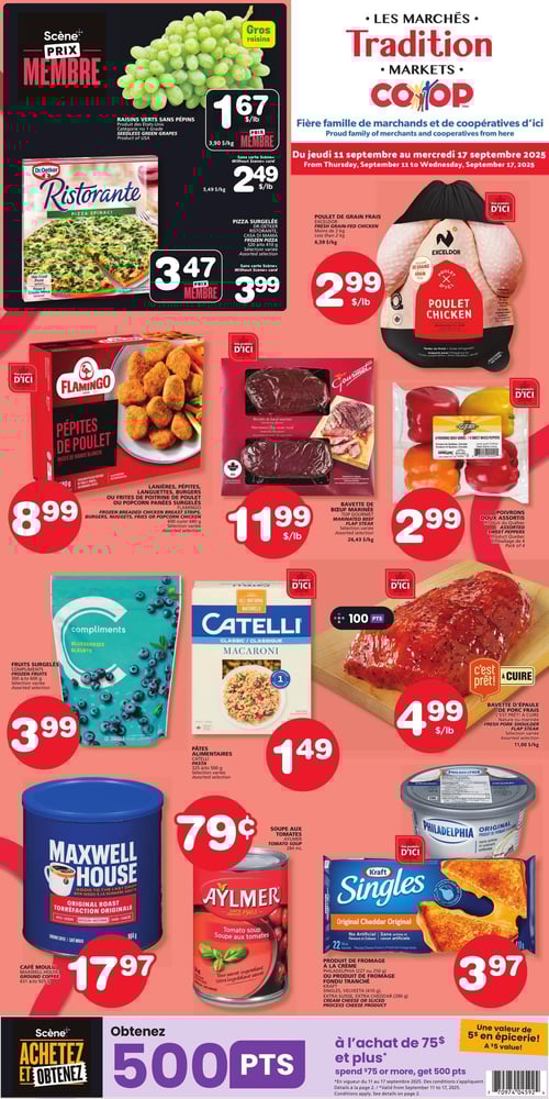 Circulaire Les Marchés Tradition - Nouveau-Brunswick - Page 1