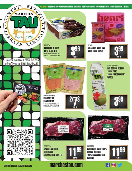 Circulaire TAU Marché d'alimentation Naturelle - Page 1