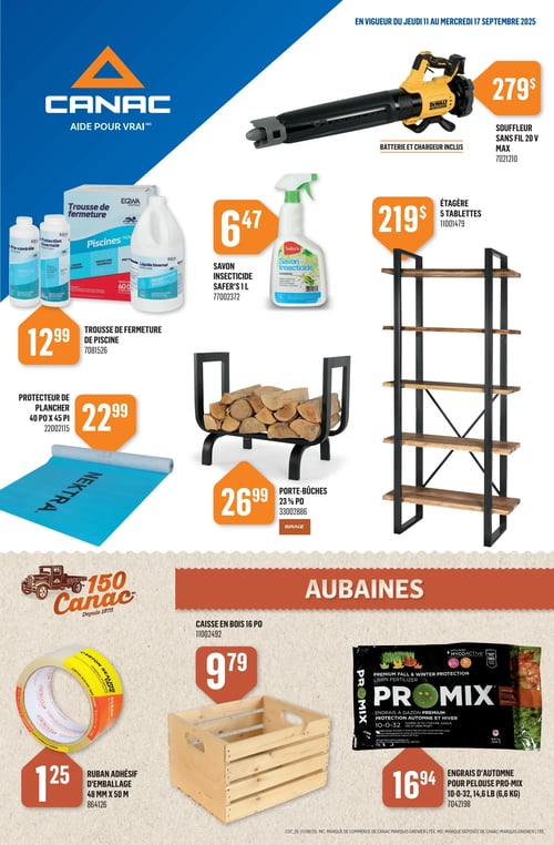 Circulaire Canac - Page 1