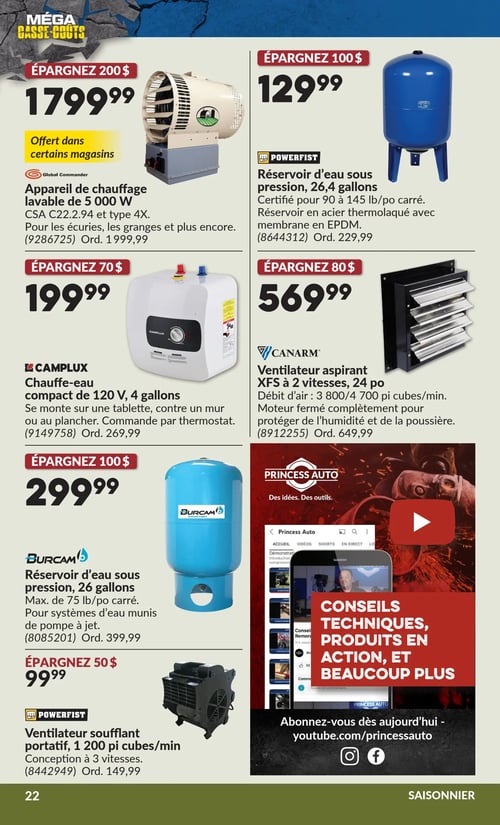Circulaire Princess Auto - Page 38
