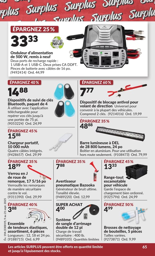 Circulaire Princess Auto - Page 82