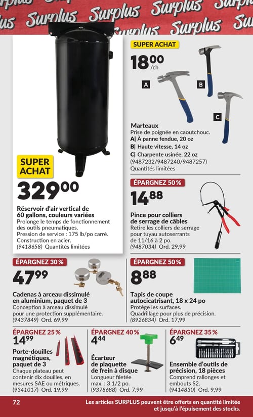 Circulaire Princess Auto - Page 89