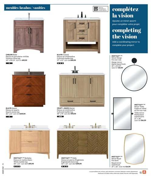 Circulaire Home Hardware - Cuisine et salle de bain - Page 15