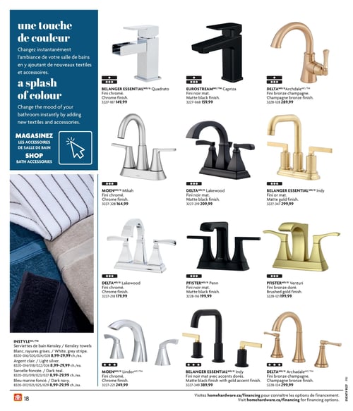 Circulaire Home Hardware - Cuisine et salle de bain - Page 18