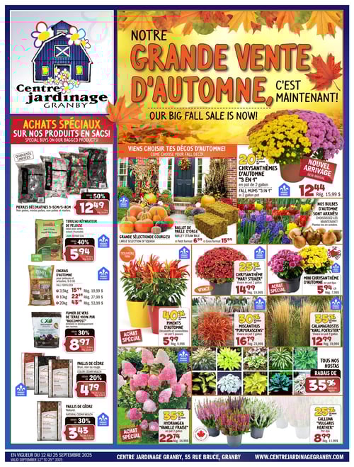 Circulaire Centre Jardinage Granby - Page 1